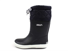 Aigle marine blanc winter rubber boot Giboulee II  